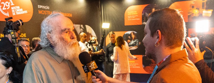 O cineasta Júlio Bressane. Foto Leo Fontes/Universo Produção